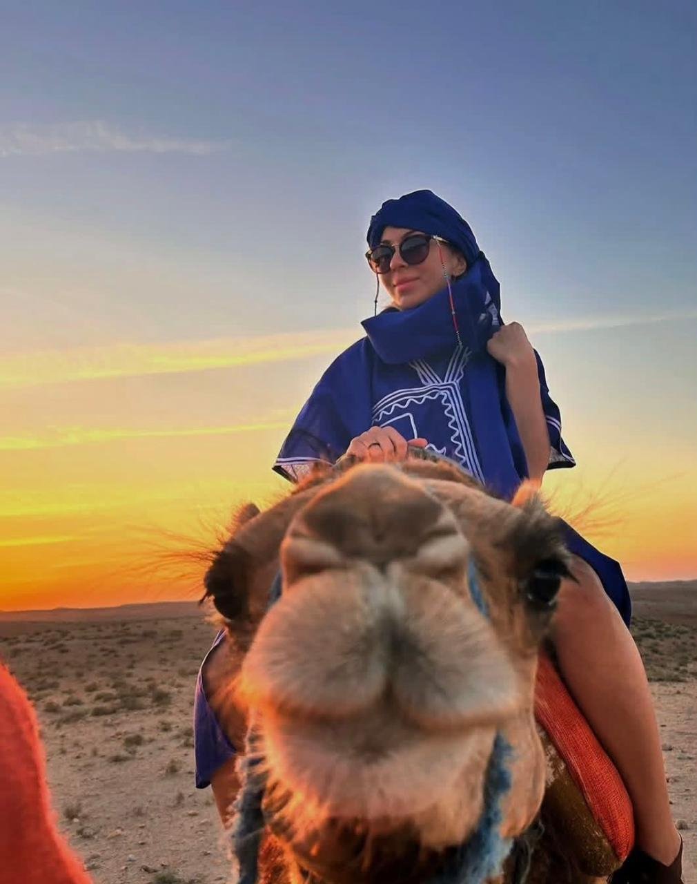 Camel ride in the Agafay desert